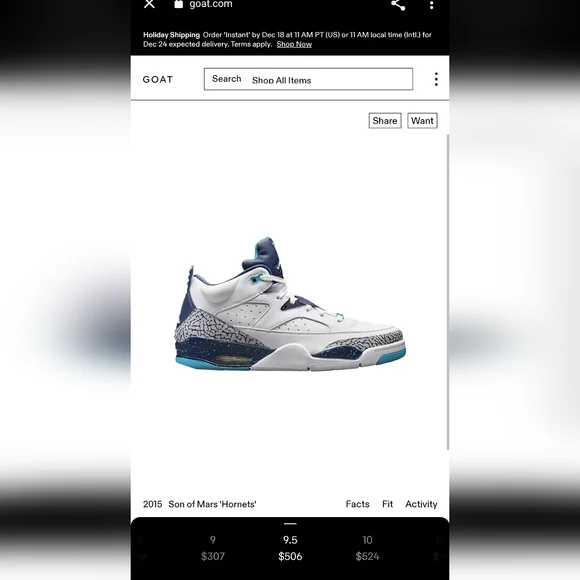 Jordan "Son of Mars" Hornets - Picture 14 of 14